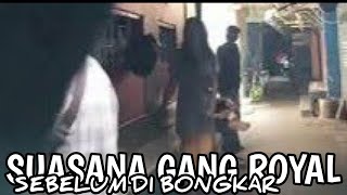 Melintas Jalan / Gang Kertajaya Arah Gang Royal Penjaringan Jakarta Utara Sebelum Di Bongkar