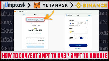 JMPT to BNB | Jmpt to Bank Account | How to withdrawal JumpTask Token from Metamask to Binance