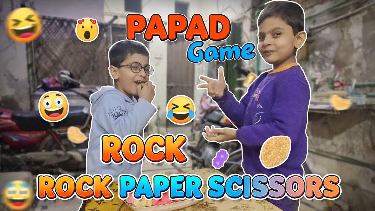 Rock Paper Scissors Game | Winner Eats Fried Papad 😂