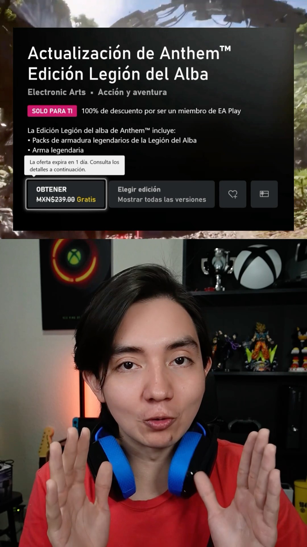 Mejor nadota... ¿Anthem Legion del Alba? ?? #shorts