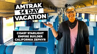 Amtrak Vacation 14 Days Around The USA | Coast Starlight | Empire Builder |  California Zephyr
