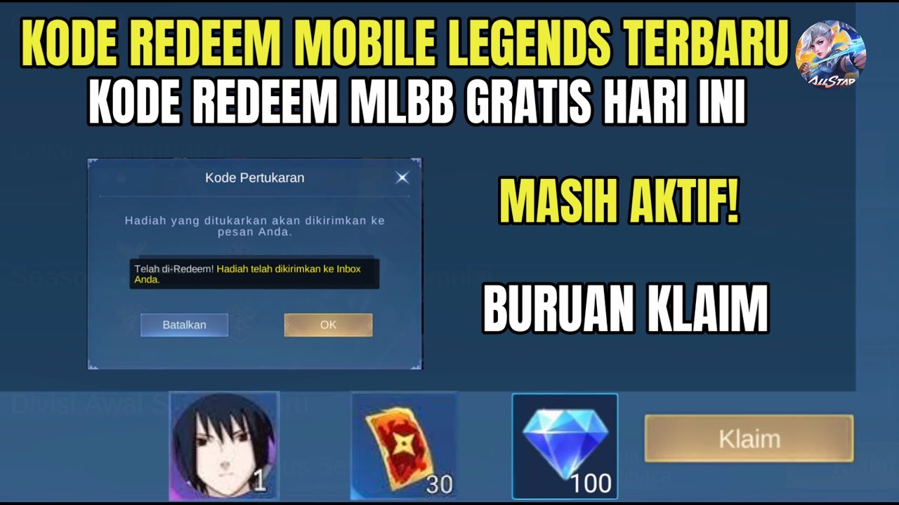 BURUAN REDEEM! KODE REDEEM ML TERBARU KODE REDEEM MOBILE LEGENDS HARI ...