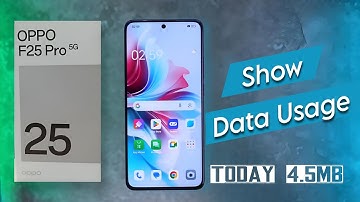 Oppo F25 Pro: Show Data Usage Notification, Oppo F25 Pro me Daily Data Use Kaise Dekhe