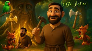 The Honest Woodcutter |  ایماندار لکڑہارا   | Urdu Moral Story for Kids | @kidsstorydunya    News