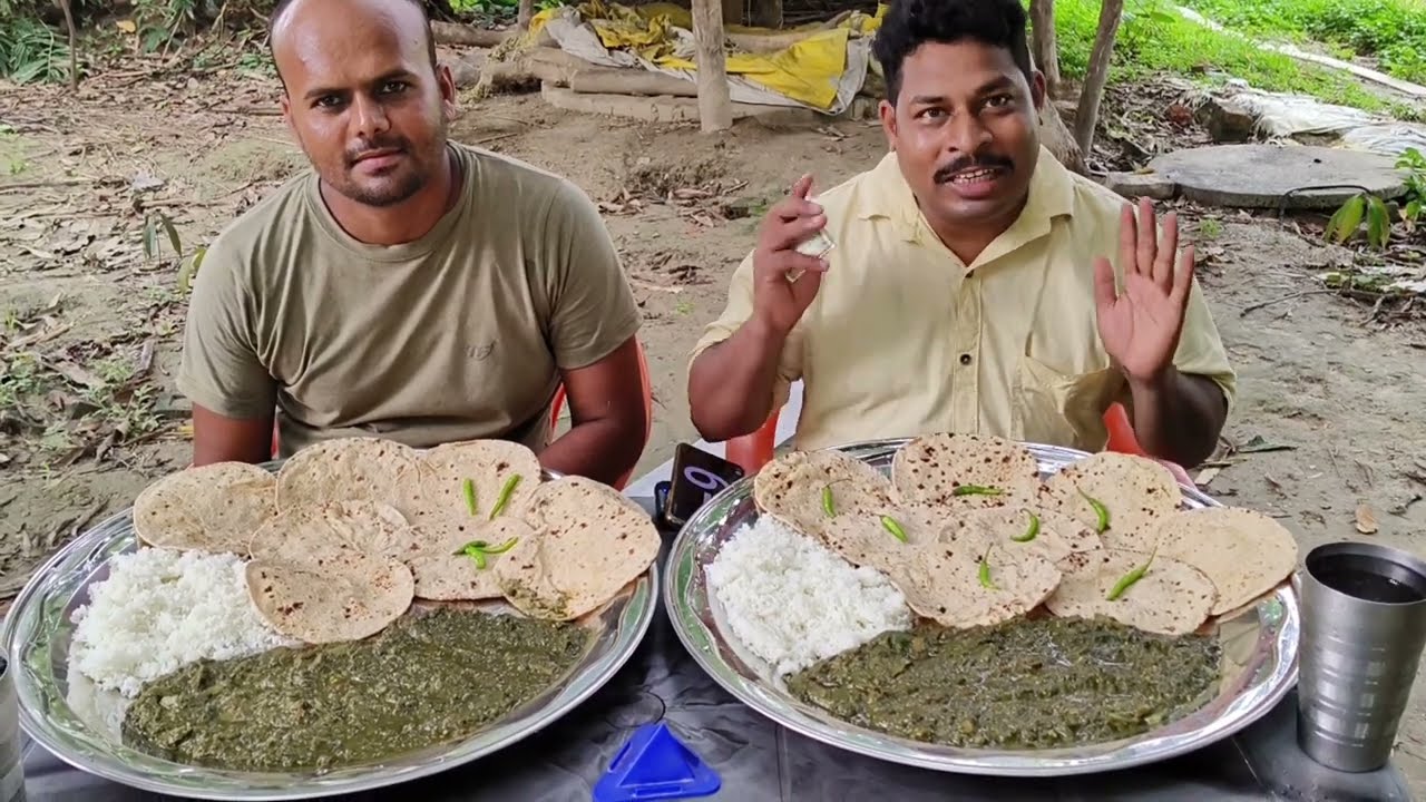 7 रोटी चावल सब्जी खाओ ₹700 ले जाओ.🥵😱🤑 desi vegetable rice chapati eating challenge