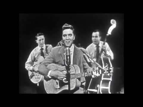 Elvis Presley and The Blue Moon Boys Performing \