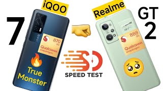 Realme GT 2 vs iQOO 7 Speedtest , Ram Management Shocking Results OMG 😱