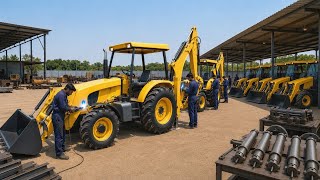 Amazing Process of TRACTOR Front End Loader Manufacturing in Local Factory |