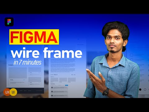Figma UX tutorial for beginners - Wireframe | How To Create Wireframe