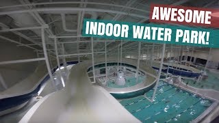 Having an awesome time at an Indoor Water Park, Roy Rogers & More! | BrandonBlogs