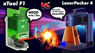 xTool F1 (The Rocket) 144Km/h VS Laserpecker 4