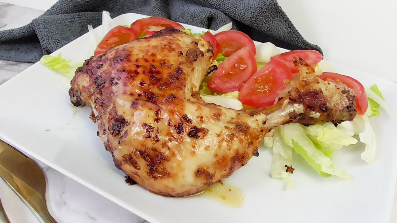 Receta fácil y rápida de pollo jugoso y crujiente en freidora de aire o  airfryer