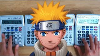 Naruto Theme 'The Raising Fighting Spirit' Calculator Cover 나루토 솟구치는 투지 계산기 커버