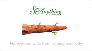Say Anything - Yellow Cat (Slash) Red Cat (Lyrics Video)
