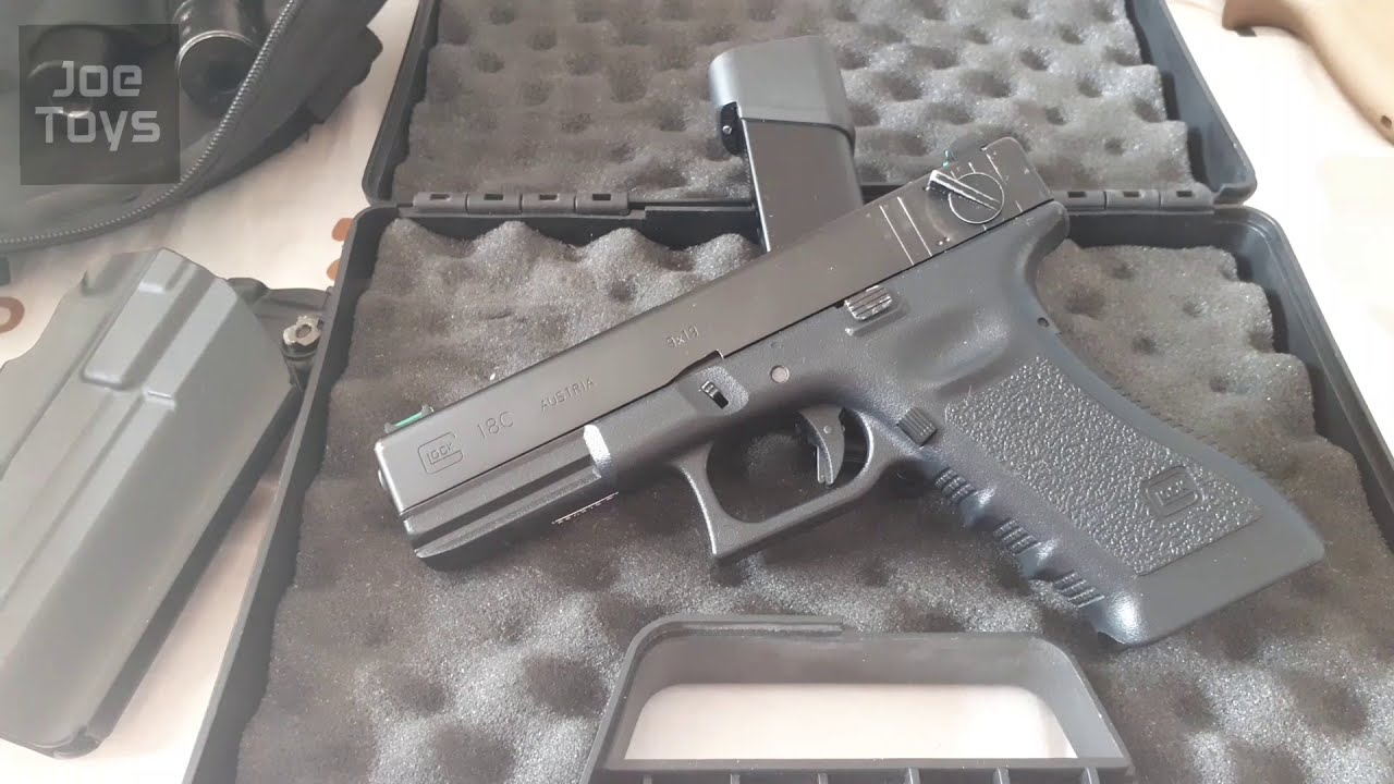 Glock 18C Slide Release Sound (basically  ASMR)