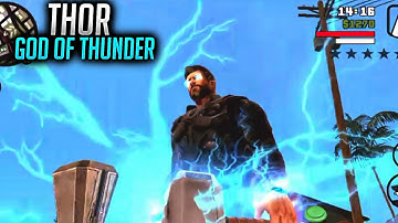 I Tried Thor Mod In GTA San Andreas | God Cyber