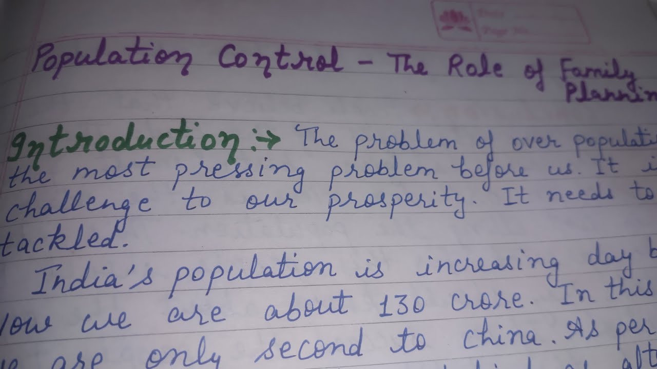 the population problem in india essay 500 words
