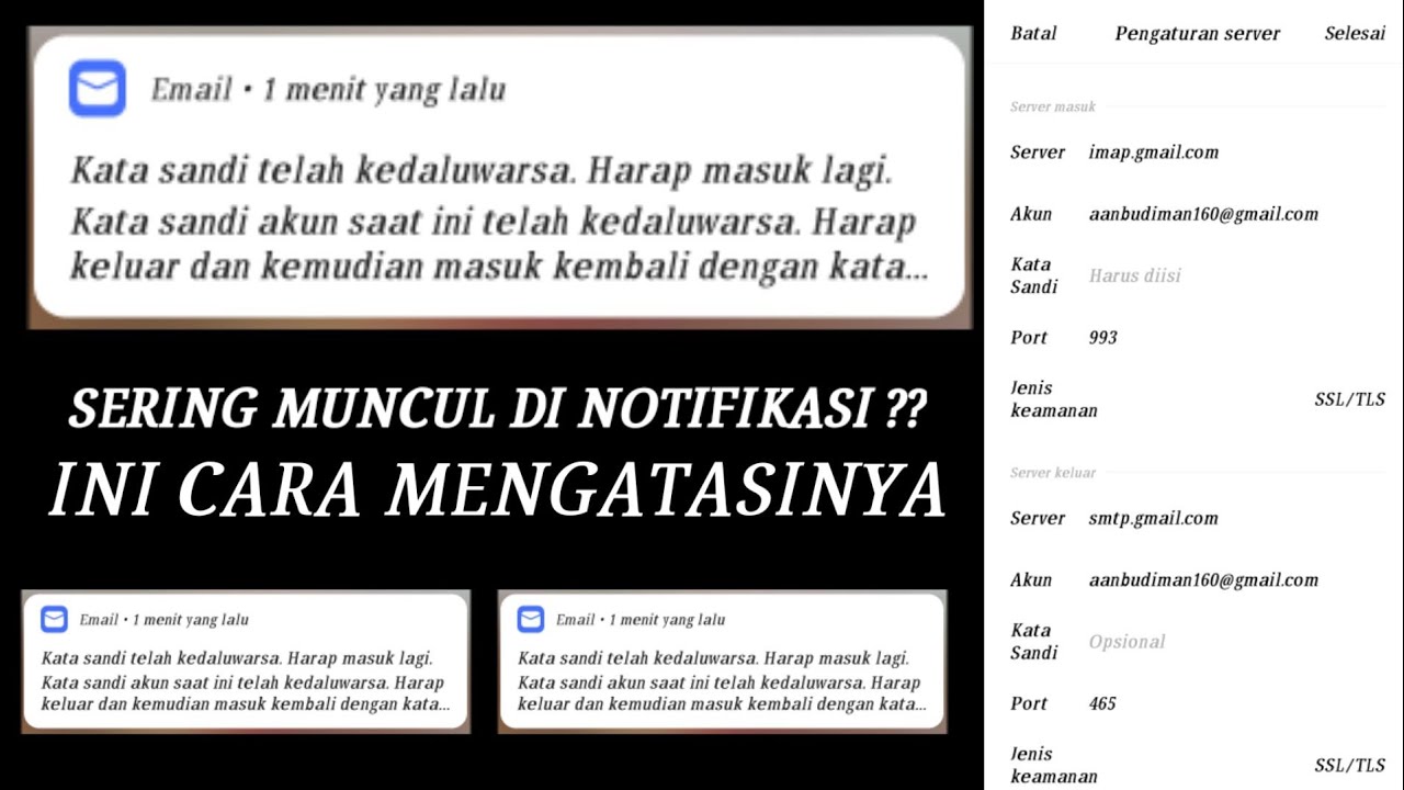 Begini cara mengatasi Email Kadaluarsa