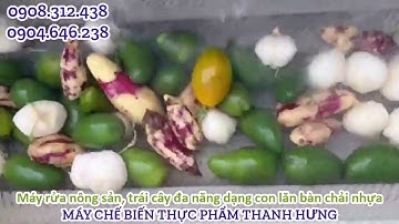 GIỚI THIỆU - MÁY RỬA NÔNG SẢN, TRÁI CÂY ĐA NĂNG DẠNG CON LĂN BÀN CHẢI - GIÁ MUA TRỰC TIẾP TẠI XƯỞNG