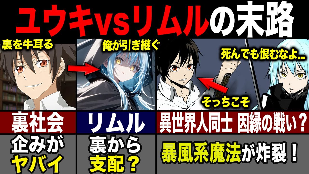 【転スラ】ユウキとリムルの戦いがヤバイ?! 嘘が多い異世界人の狙いと末路とは...！