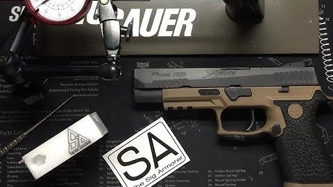 The Sig Armorer P320 competition level action job review