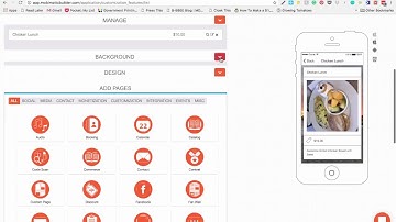 Mobimatic App Builder - Pages and Features Overview