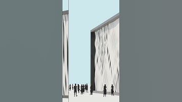 //45 Wave Facade Grasshopper Tutorial. Full video on YouTube