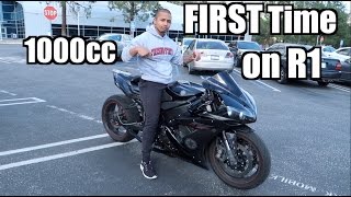 My First time riding a YAMAHA R1! | Super-Set exercises for CHEST