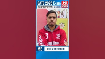 GATE 2025 ME Paper Insights | Students React to Aptitude, English & Tough Numericals 