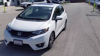 2015 Honda Fit loaded! Navigation, leather, alloys, sunroof, everything! T34595 SOLD!