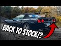 I Changed My C6 Corvette Taillights BACK to Stock | Mini Vlog + Wash Day