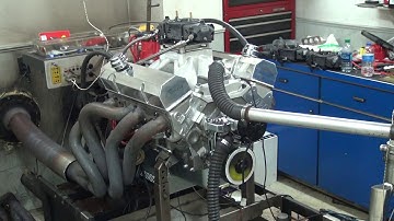 SBC 691HP 427 ENGINE DYNO RUN FOR JOE CICCONE BY WHITE PERFORMANCE AND MACHINE