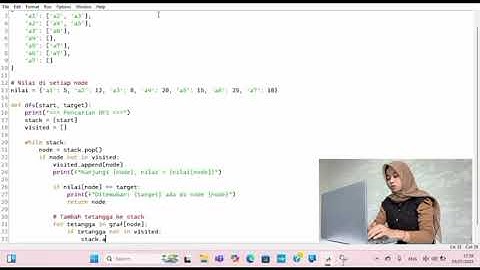 Implementasi Algoritma Depth First Search(DFS) dan Breadth First Search(BFS)Pemograman bahasa python