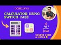 Calculator using Switch Case in Java. with different operations. #javaforbeginners #switchstatement