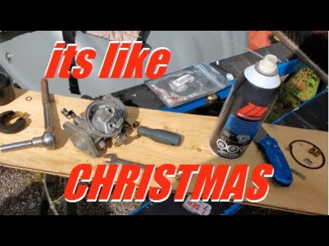 #6 Chrysler courier rebuild rebuilt carbs, impeller, fiberglass and other misc boat things
