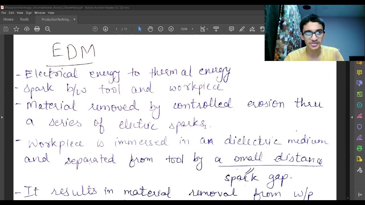 Electro Discharge Machining Introduction, Terminology, Electrode
