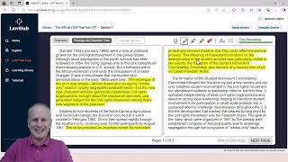 How to Up-Front Read Law Passage 1 of LawHub LSAT PrepTest 157 Sec. 1, Reading Comprehension