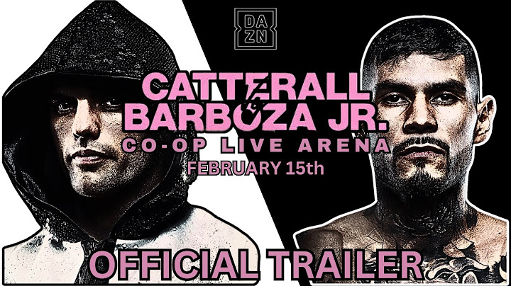 JACK CATTERALL vs. ARNOLD BARBOZA | OFFICIAL FIGHT TRAILER