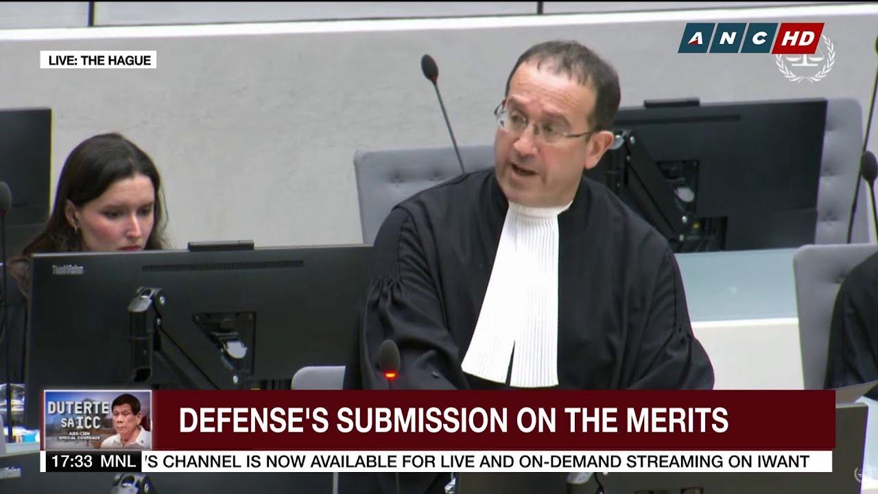 Kaufman: Not defense role to give alternative, but to persuade ICC that Duterte should be freed |ANC