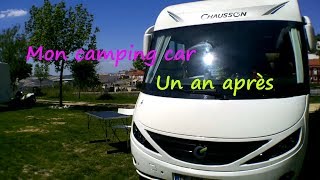 Mon camping car, un an après  Vlog Vivre en camping car