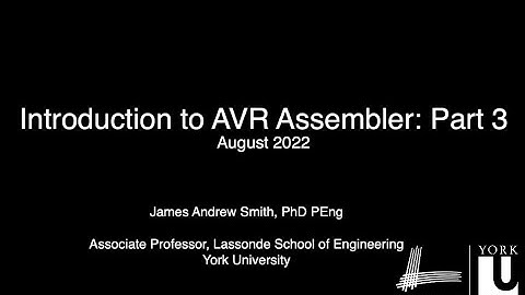 Introduction to Assembler on the AVR -- Part 3