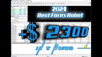 Best Forex Robot 2024 +$2300 IN 5 HOURS - Live Robot trading scalping