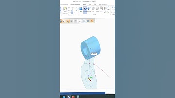#solid edge part modeling #shorts #cad #modeling #solidworks #solidedge