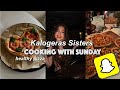 COOKING WITH SUNDAY KALOGERAS | SNAP VLOG *pizza edition*