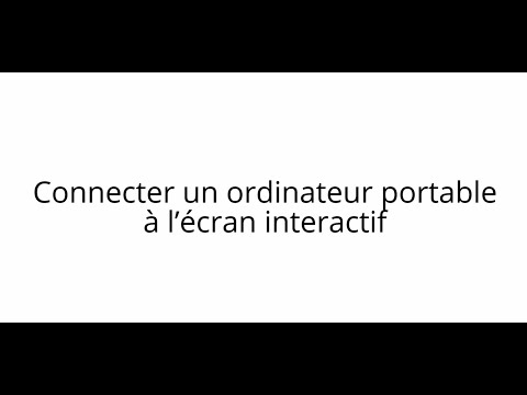 Connecter un ordinateur