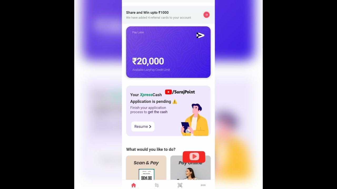 LazyPay XPress Cash shorts lazypay surajpoint YouTube lazypay-xpress-cash-shorts-lazypay-surajpoint-youtube
