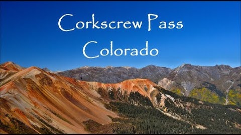 Corkscrew Pass Colorado Switchbacks