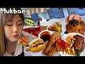 이케아 푸드코트 먹방 Mukbang (김치볶음밥, 핫도그, 닭다리, 폭립, 연어필레, 아이스크림)