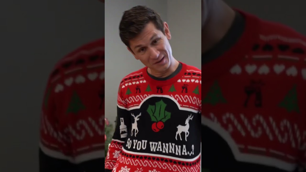 His u0026 Her Christmas sweaters with matching socks! DudeDad.com - YouTube