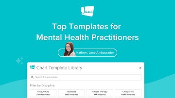 Top Templates for Mental Health Practitioners #janeapp #charting #notetaking #mentalhealth